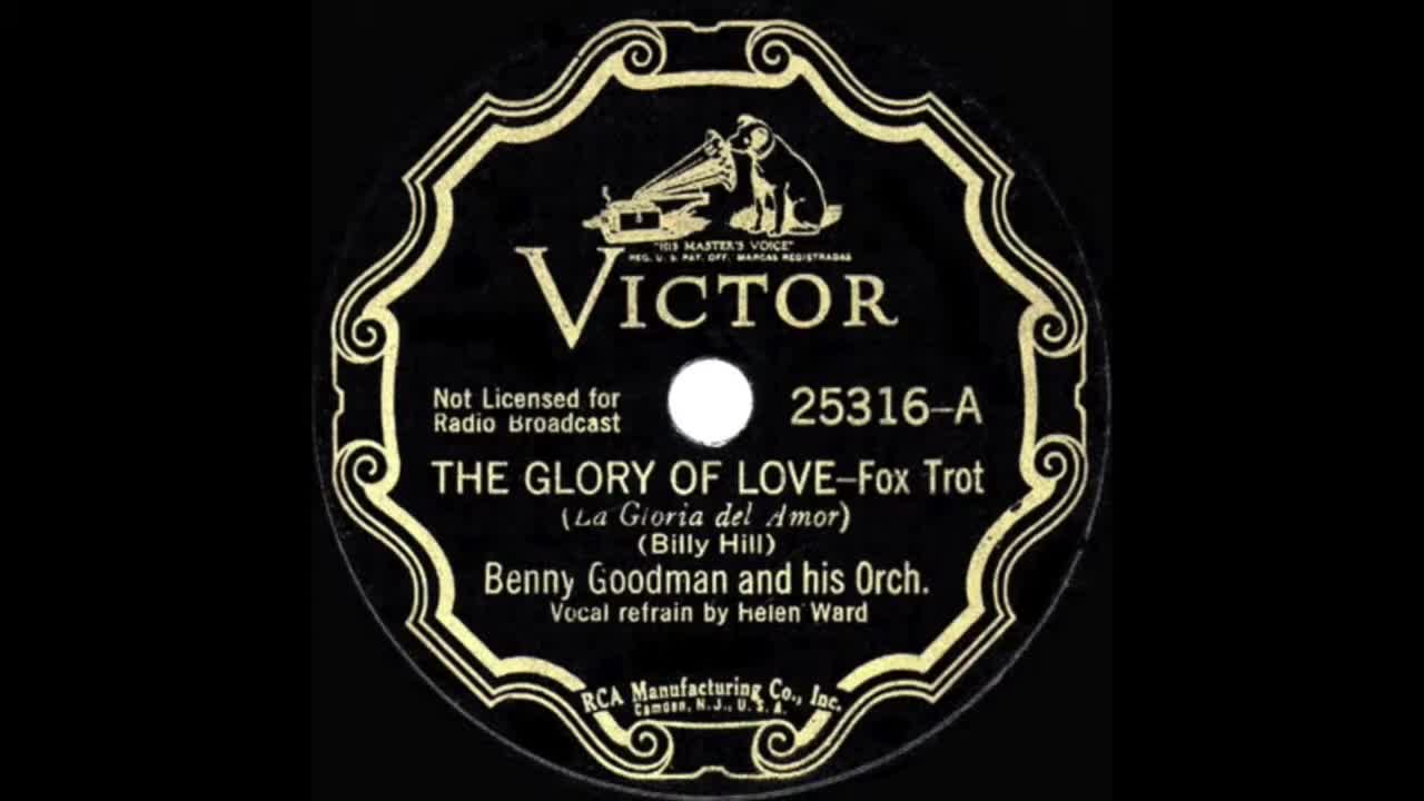 The Glory Of Love - Benny Goodman and His Orchestra - 1936