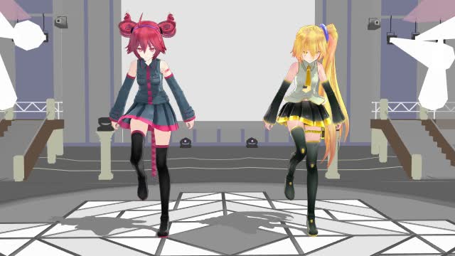 MMD Party Rock Neru and Teto