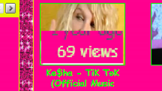 i was the 69 view on kesha's tiktok on vidlii