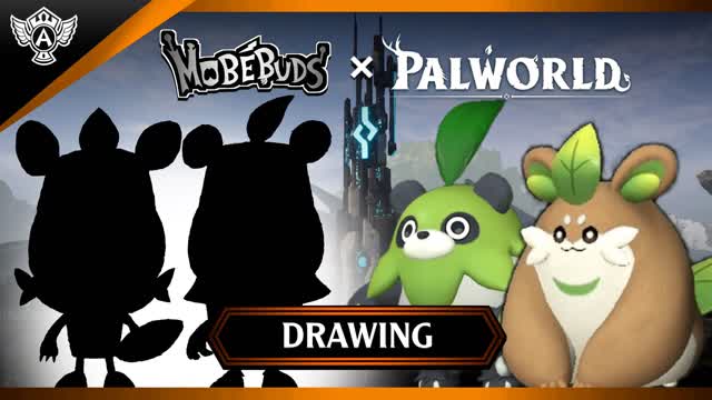 Drawing: Palworld - Herbil and Mossanda (Mobebuds Style) HD - PAL High Tone
