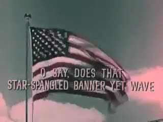 1960s national anthem tv sign off