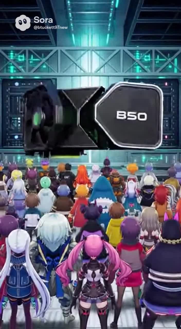 VTubers and NVIDIA 50-Series Blackwell Workstation GPU Card (SORA)