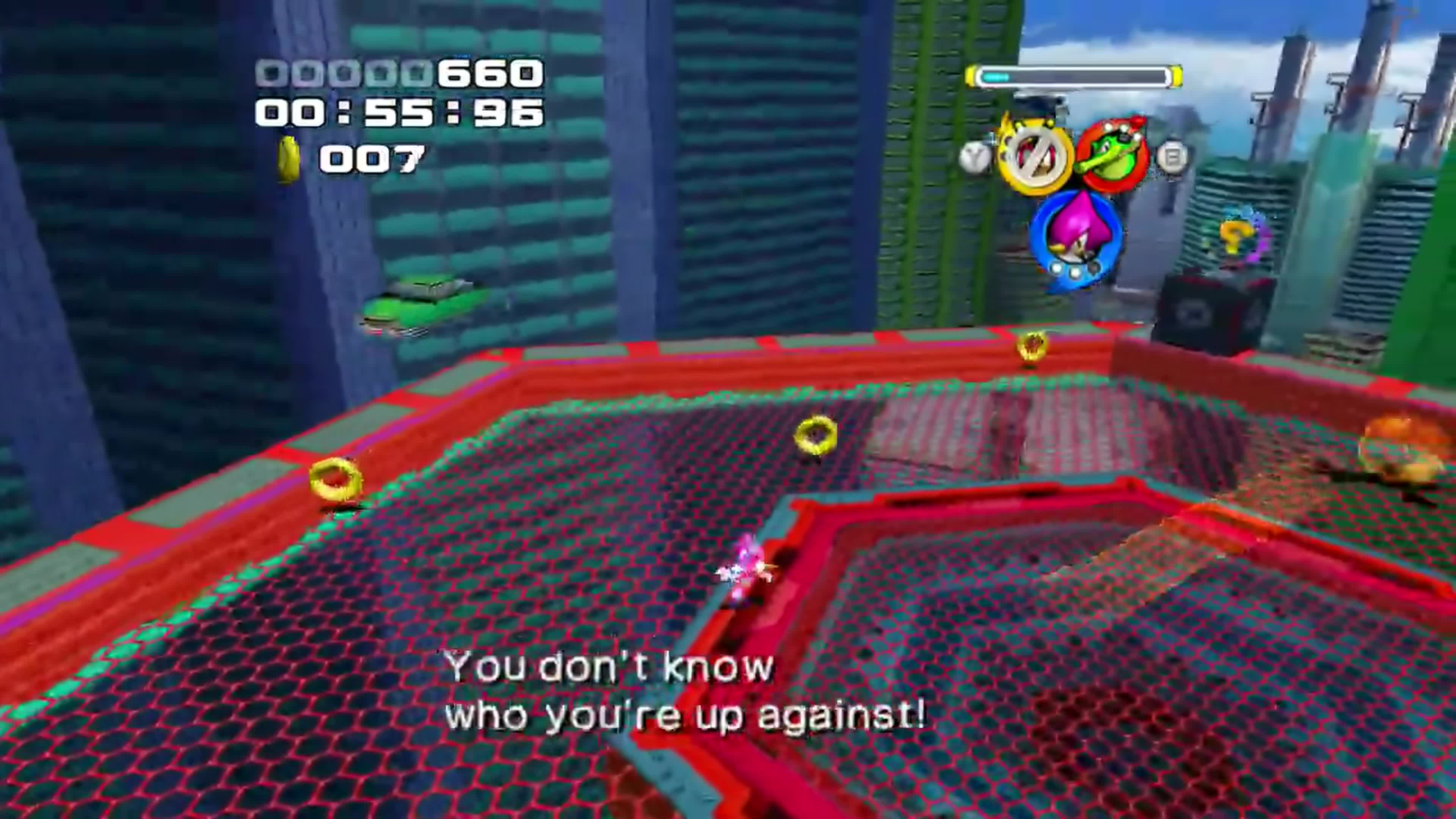 Team Chaotix Vs Team Dark