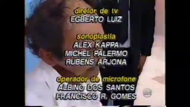 SBT Ratinho encerrando em primeiro lugar - 1998