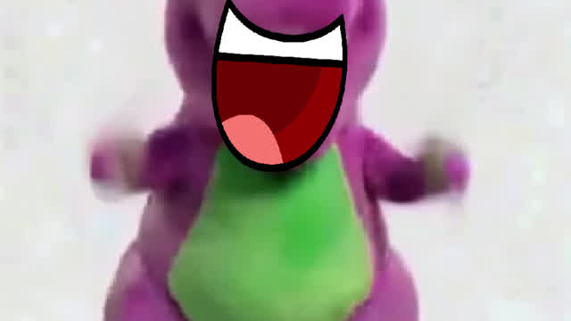 ...barney? 🦖 what happened to you?