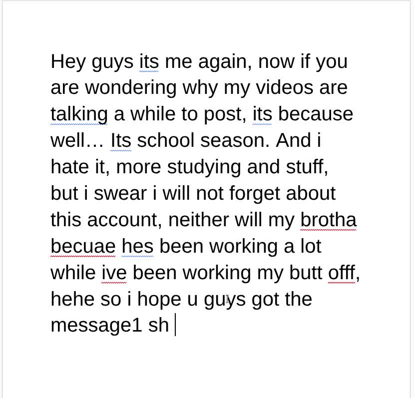 Why I haven't been posting any videos lately Why I haven't been posting any videos lately