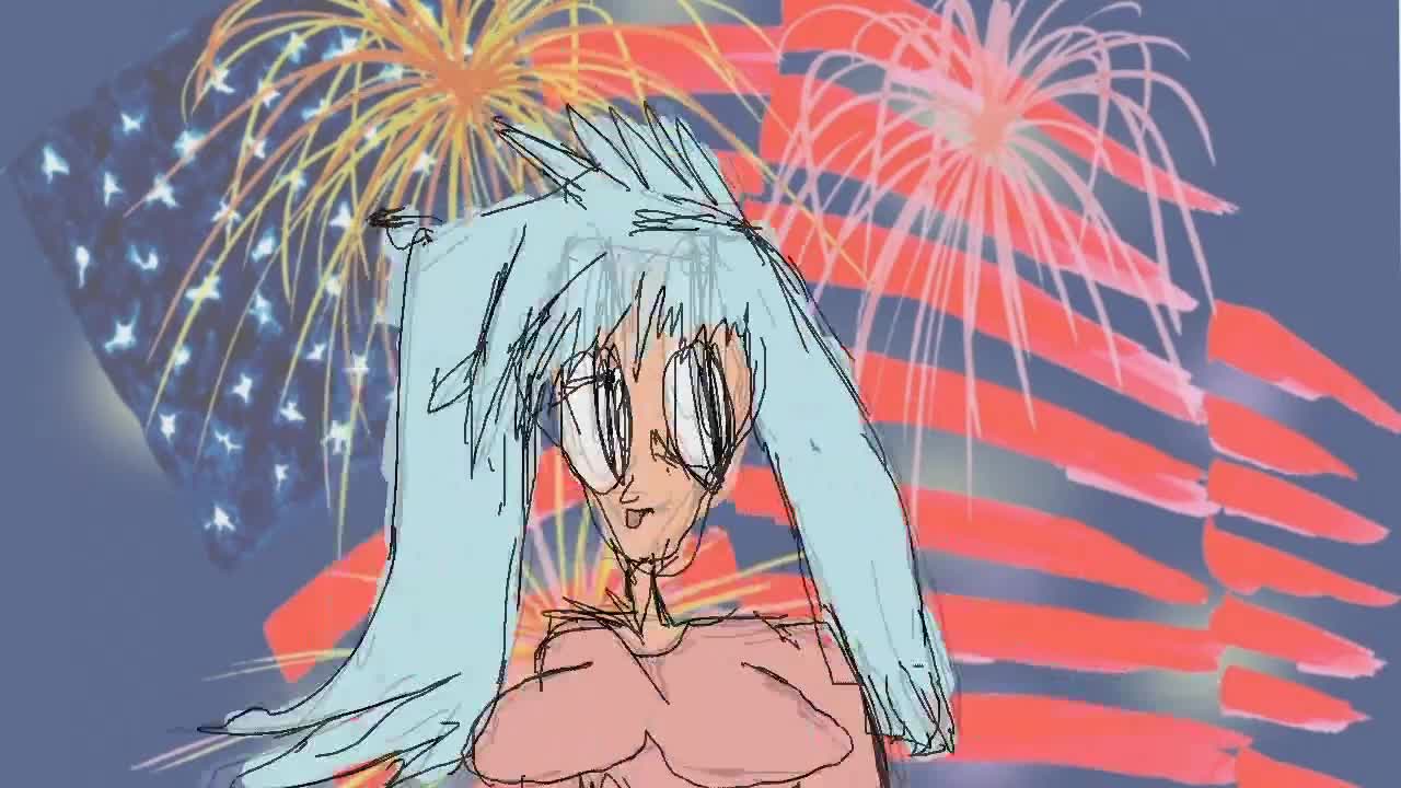 Anime eCard Anime Girl greeting card