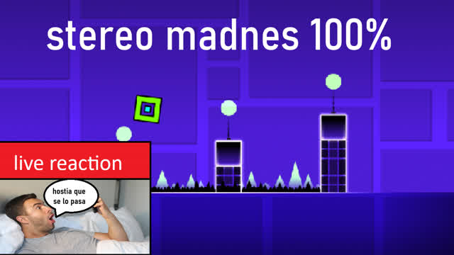 stereo madness 100% en 2 intentos!