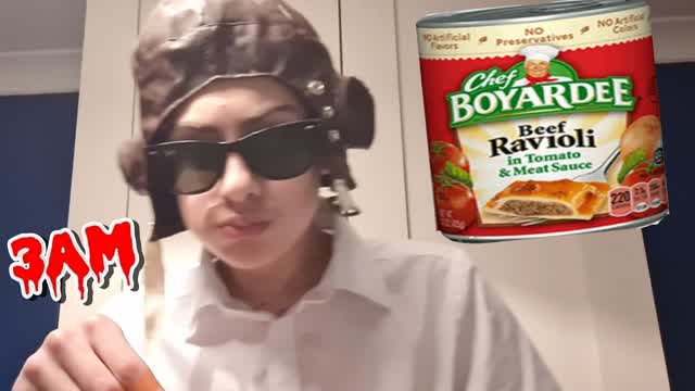 RAVIOLI CHALLENGE AT 3AM (GONE WRONG)