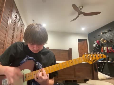 White nigga plays guitar