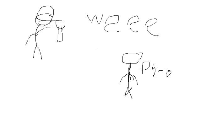 I troildered the dancing pryo so i gotta killbind (Blox fortress 2)