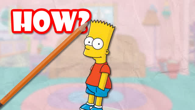 How to draw Bart Simpson - THE TRUTH REVEALED! (WATCH NOW!)