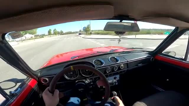 Driving a rare Seat 124 Driving a rare Seat 124