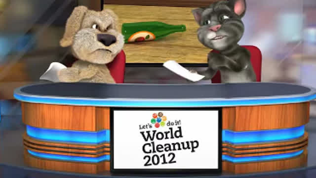 Talking Tom and Ben News World Cleanup 2012 Talking Tom and Ben News World Cleanup 2012
