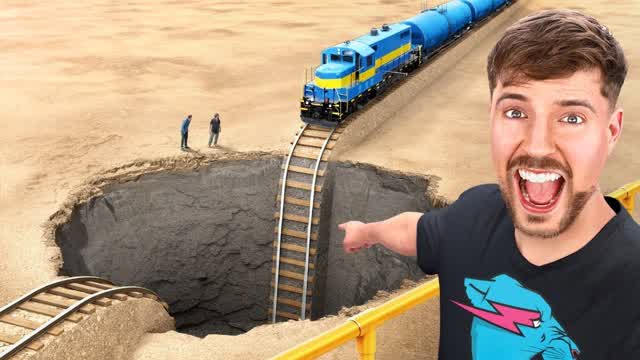 Tren Vs Fosa Gigante