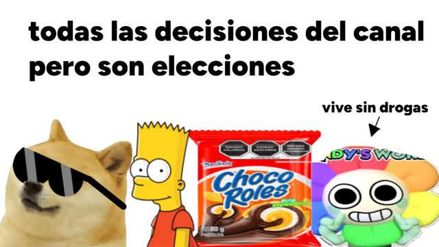 Elecciones del canal pero son falsas obvio :v