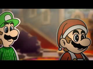 Mario and Luigi Christmas Animation