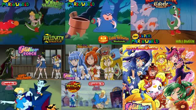 Captain N and the Glitter Force and The New Super Mario World Fan Made Halloween Special (Part 4)