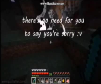 Minecraft gameplay with a cool song