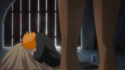 Yoruichi's true form ( Ichigo sees a naked woman for the first time )