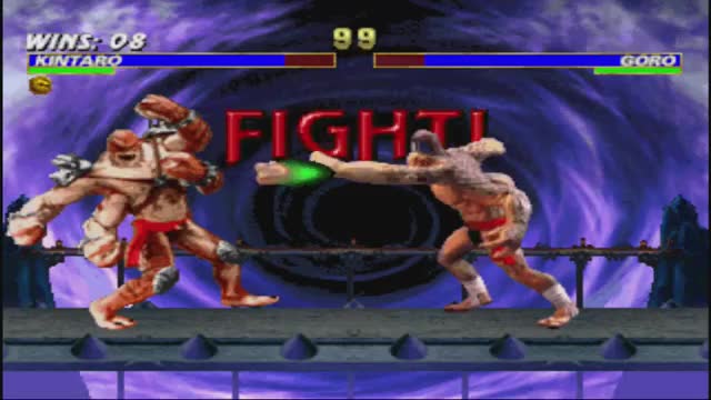 Mortal Kombat Trilogy (PS1) Kintaro Very Hard No Continues