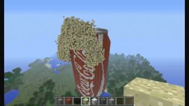 Minecraft COLA + MENTOS Explosion !!