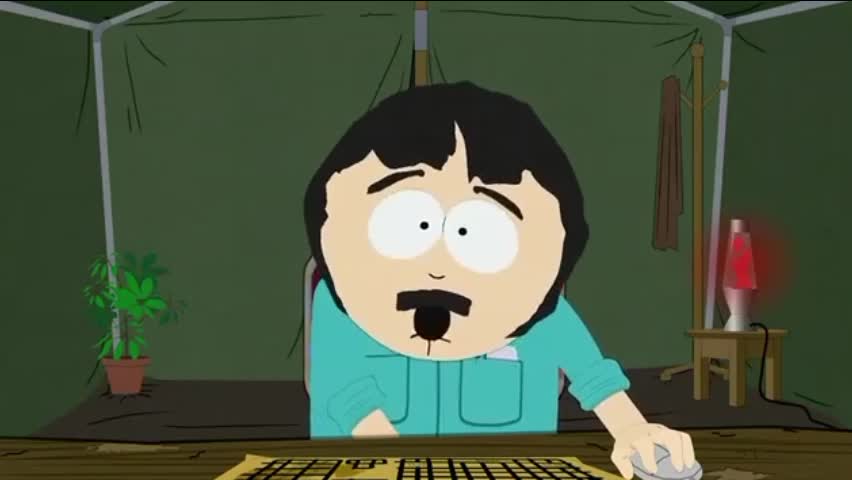 Randy viendo pornografía (South park Latino)
