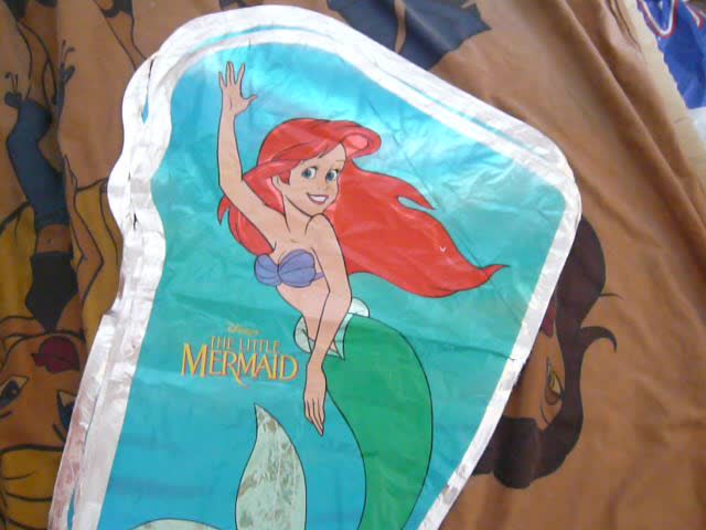 1989? Little Mermaid Ariel Mylar Balloon