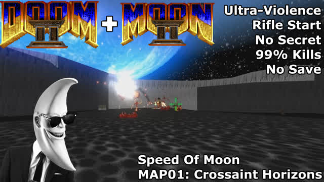 Speed Of Moon - MAP01: Croissant Horizons (Ultra-Violence + Moon Doom II)