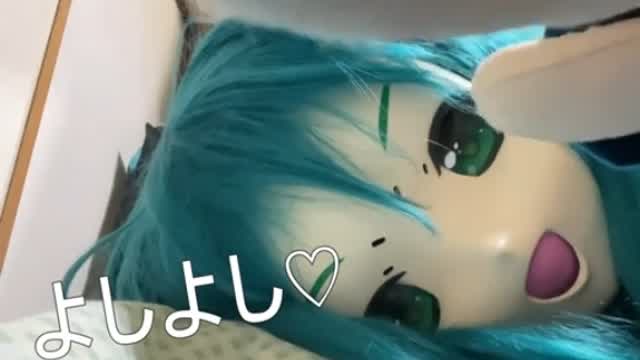 Miku-chan sleeping next to you!