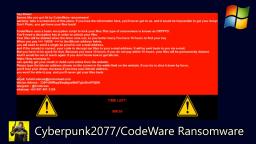 Cyberpunk 2077 / CoderWare Ransomware Cyberpunk 2077 / CoderWare Ransomware