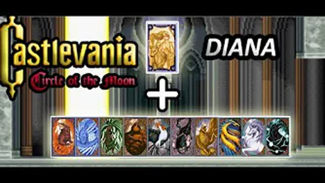 Castlevania: Circle of the Moon Extras 01 Combinaciones de la carta Diana