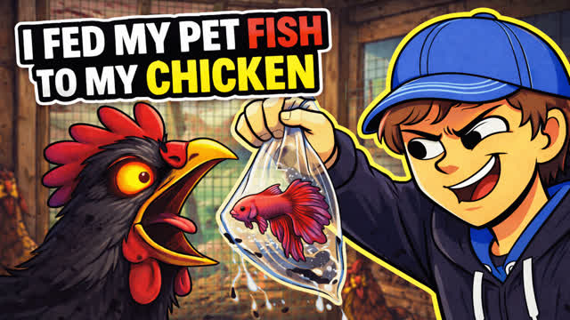 I Fed My Pet Fish to My Chicken