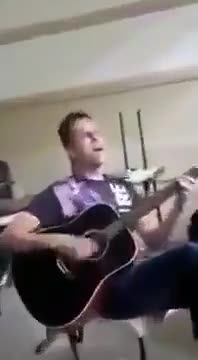 why bro kept singing 😭
