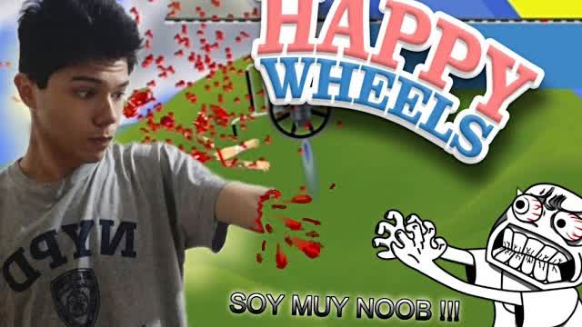SOY MUY NOOB EN ESTE JUEGO !! - Happy Wheels  Marcoos