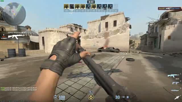 CS2 Deathmatch on 2017 Dust 2