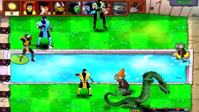 Mortal kombat vs Plants vs Zombies