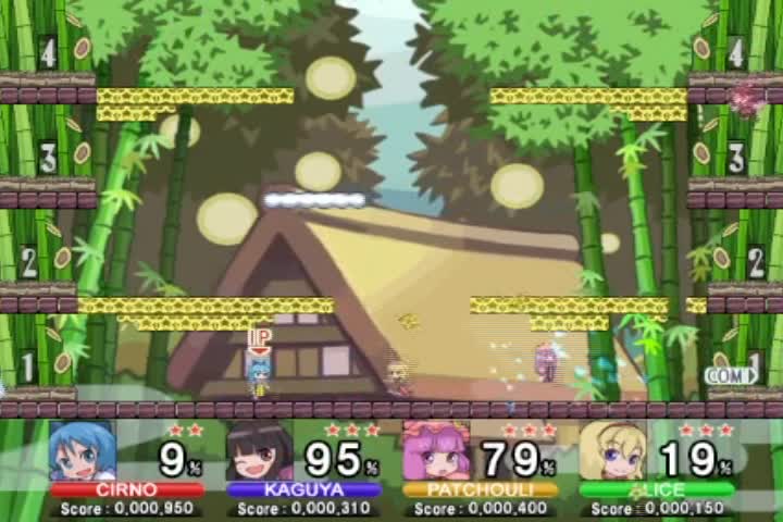 Cirno Smash Climbers - Arcade Mode Lunatic 4-7 and 4-8 (Cirno game)