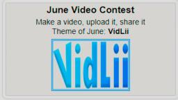 "june" video contest