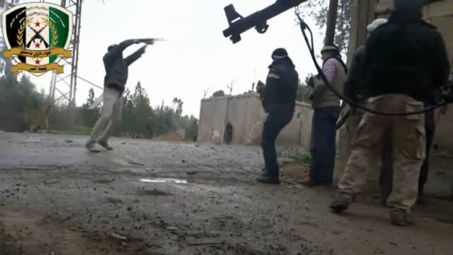 Untrained FSA insurgents engaging SAF forces