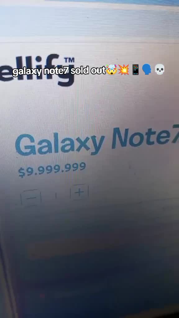 Galaxy Note7 Sold Out!!! #mini