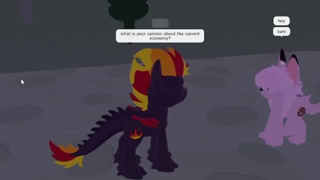 Asking the important questions in a Roblox MLP RP game Asking the important questions in a Roblox MLP RP game