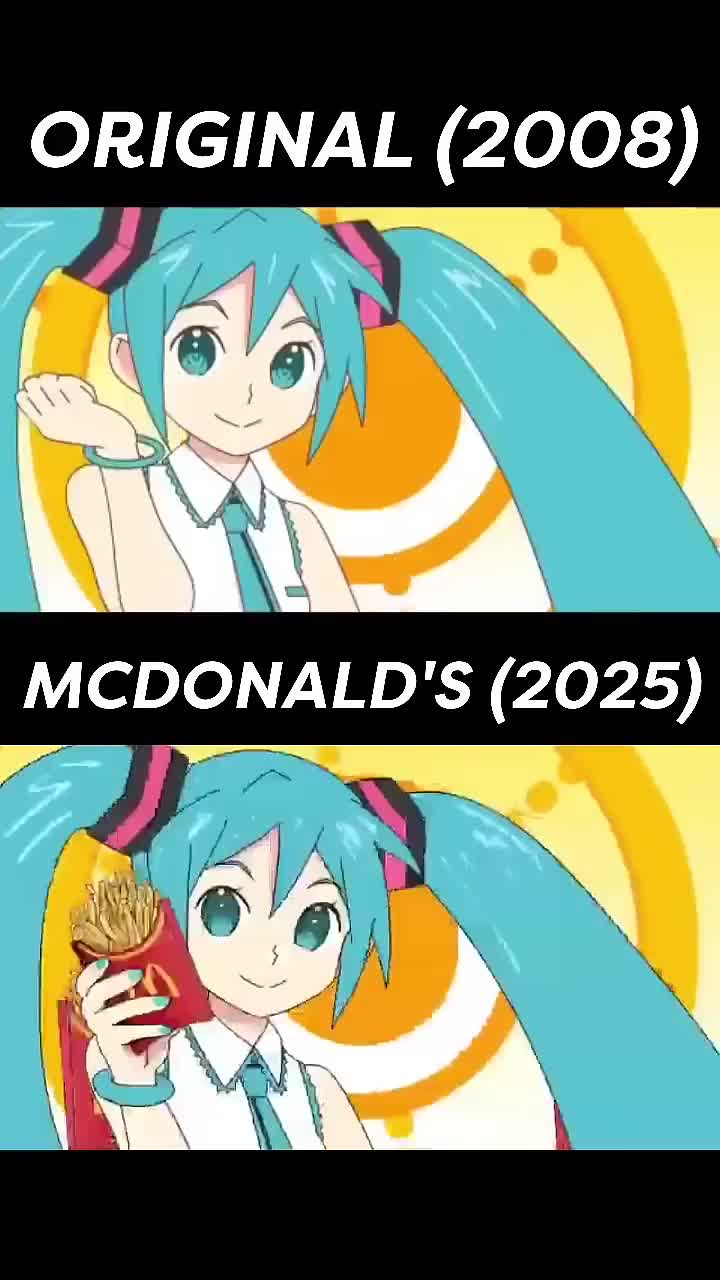 Potato Po Pi Po Hatsune Miku Original vs McDonalds