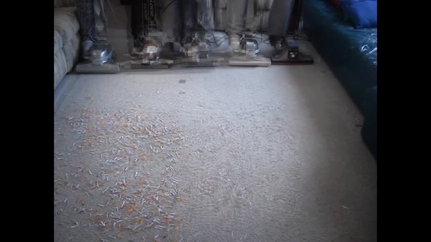 Kirby vacuum cleaner performance test mix