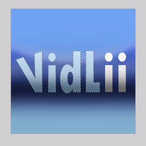 Draw an IOS 6 style Vidlii logo icon