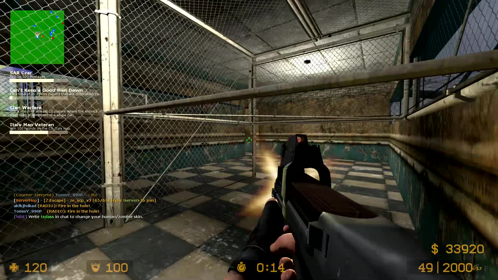 Counter Strike Source Zombie Survival 1080P