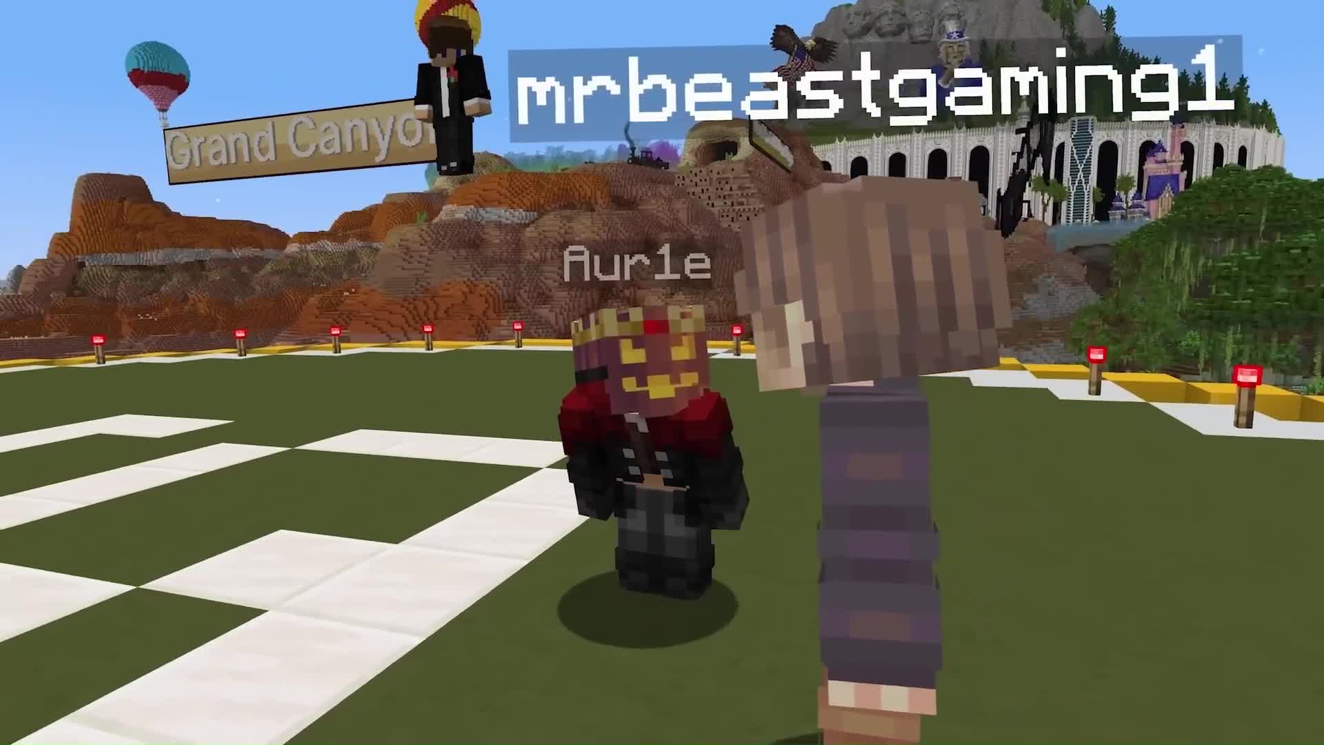 We Built America in Minecraft mrbeast gaming español parte2