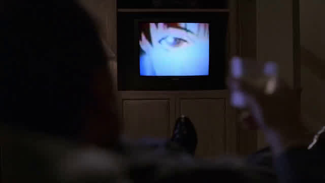 Tony Soprano watching Serial Experiments Lain