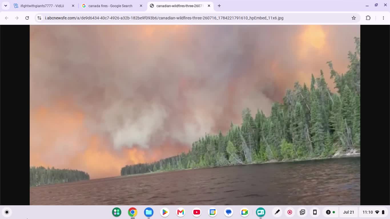 Canada fires. Motivations Canada fires. Motivations