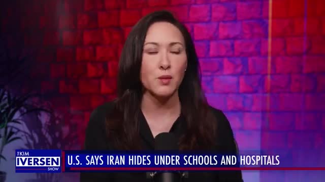 U.S. Says Iran Hiding Bombs Under Schools and Hospitals